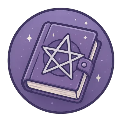 About button artwork from The Silver Mystic website