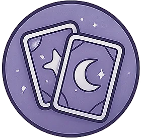 Tarot button artwork from The Silver Mystic website